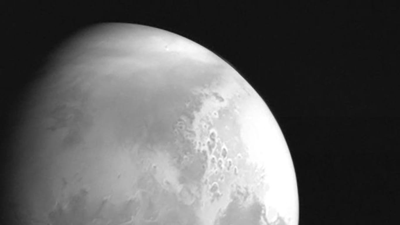 Der Mars aus einer Entfernung von 2,2 Millionen Kilometern.