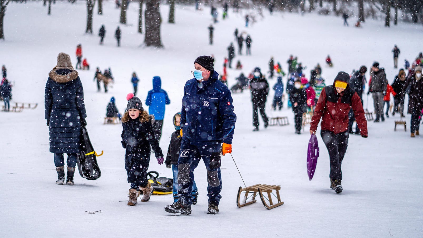 Winterwetter in Berlin: Können die frostigen Temperaturen die Ausbreitung des Coronavirus stoppen?