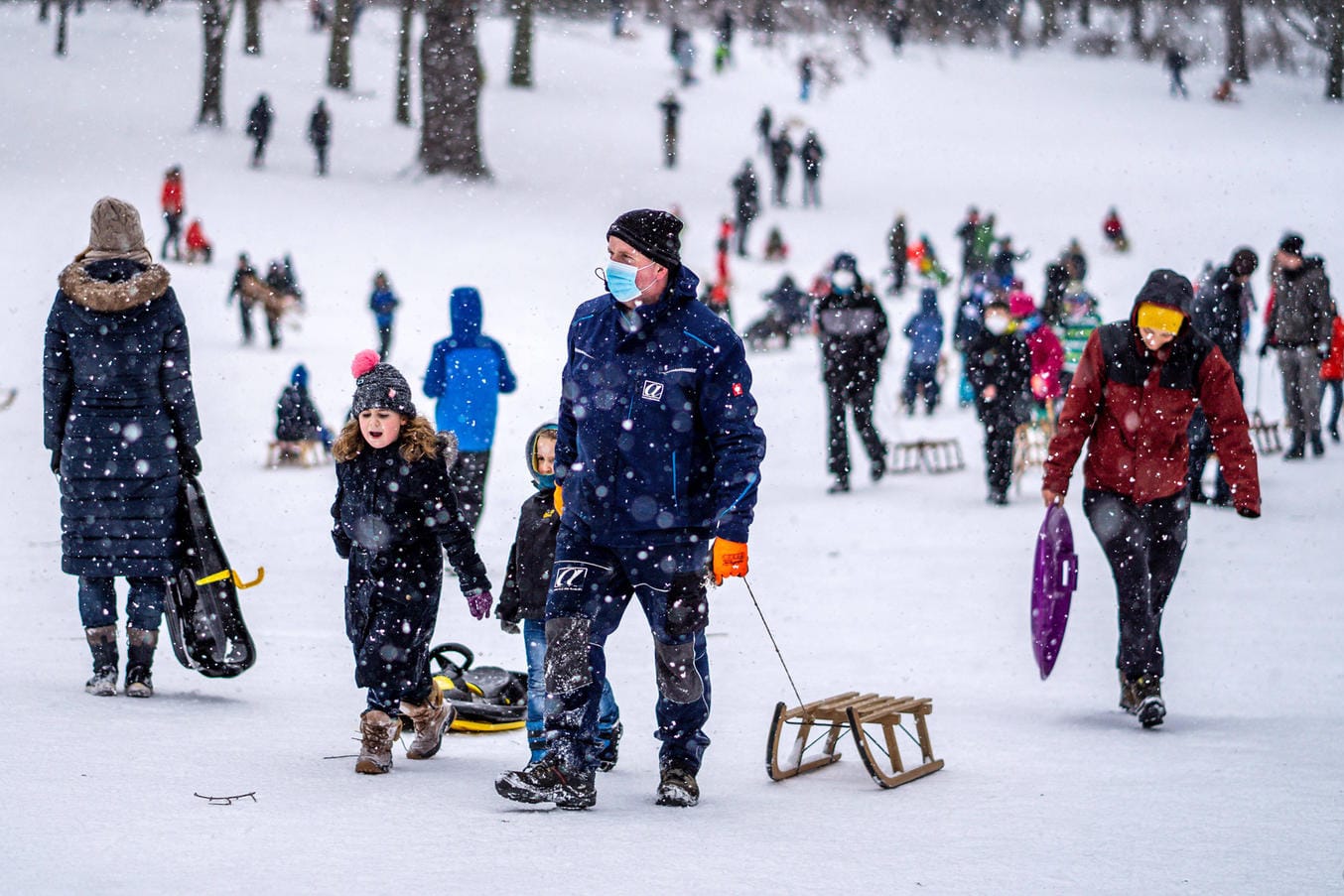 Winterwetter in Berlin: Können die frostigen Temperaturen die Ausbreitung des Coronavirus stoppen?