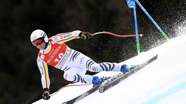 Die deutschen Hoffnungen im Super-G liegen unter anderem auf Romed Baumann.