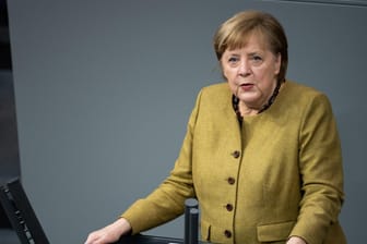 Angel Merkel: Die Bundeskanzlerin verteidigt die Corona-Politik in ihrer Regierungserklärung.