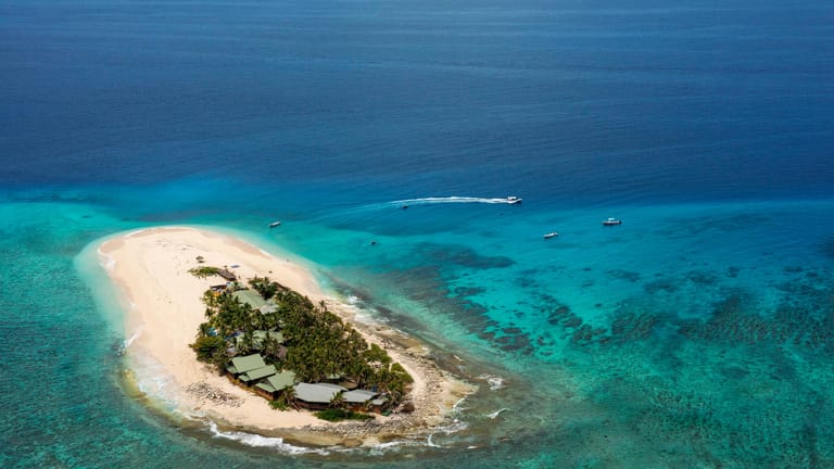Bewohnte Insel im Karibischen Meer: Rund 700 Inseln gehören zu den Bahamas.
