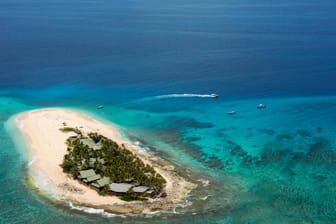 Bewohnte Insel im Karibischen Meer: Rund 700 Inseln gehören zu den Bahamas.