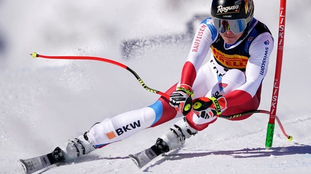 Holte sich den WM-Sieg im Super-G: Lara Gut-Behrami aus der Schweiz fährt im Wettbewerb auf der Rennstrecke. Holte sich den WM-Sieg im Super-G: Lara Gut-Behrami aus der Schweiz fährt im Wettbewerb auf der Rennstrecke.