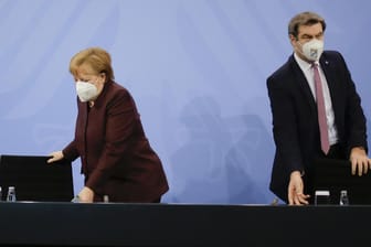 Angela Merkel und Markus Söder: Was ist die Wirklichkeit der Pandemie? Schon an dieser Frage scheitert die Verständigung zwischen Bund und Ländern.