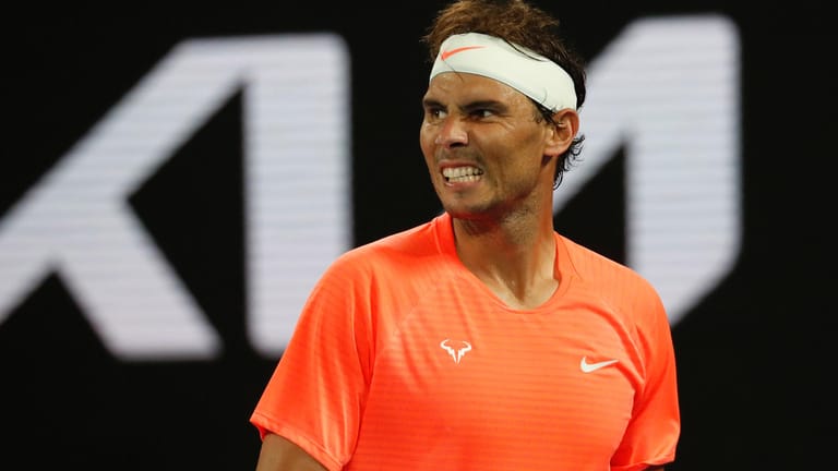 Rafael Nadal: Der Spanier erreichte die dritte Runde – trotz einer kuriosen Störung.