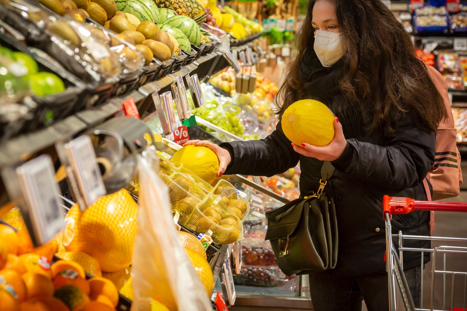 Supermarkt-Einkauf: Die Qualität der Produkte ist den Kunden sehr wichtig.