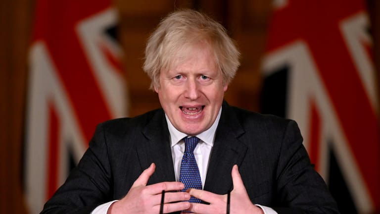 Boris Johnson in der Downing Street: Er braucht dringend Erfolge, ansonsten könnte er als der britische Premierminister in die Geschichte eingehen, in dessen Amtszeit das Land zerfiel.