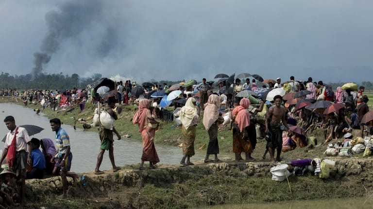 Rohingya flohen 2017 vor dem Militär: Bis heute sind Hunderttausende nicht zurückgekehrt.