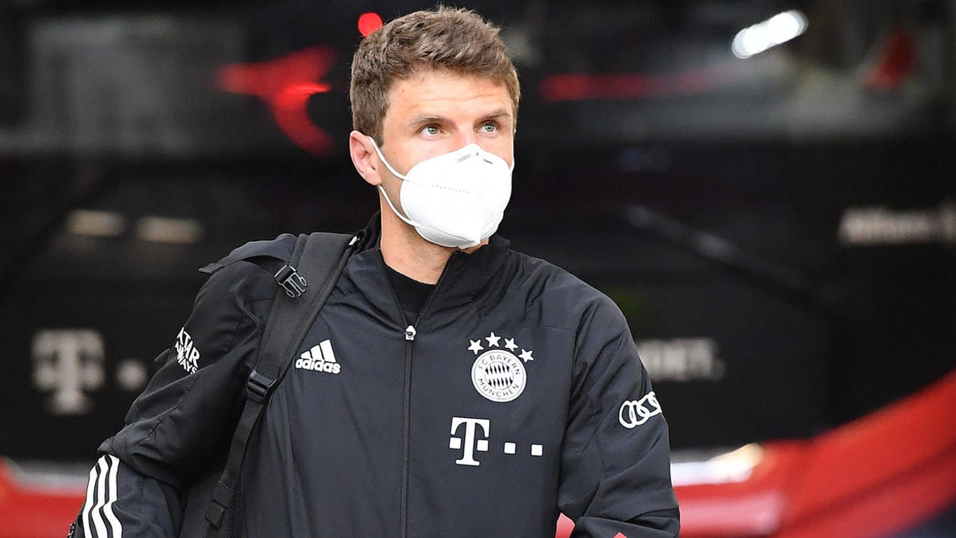 Thomas Müller: Der Bayern-Spieler muss separat nach München zurückkehren.