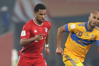 Serge Gnabry: Der Spieler des FC Bayern München fällt vorerst wegen eines Muskelbündelrisses aus.