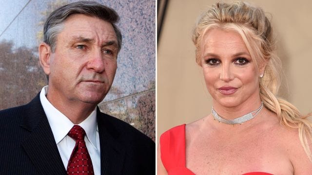 Im Rechtsstreit mit ihrem Vater Jamie Spears (l. Im Rechtsstreit mit ihrem Vater Jamie Spears (l.
