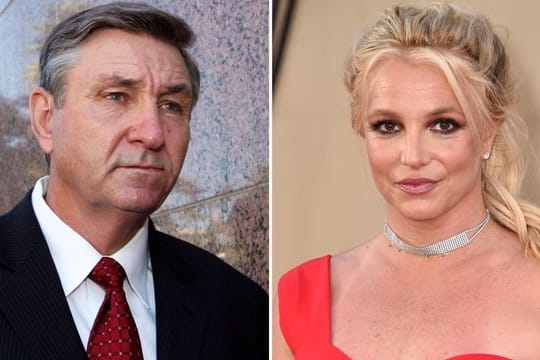 Im Rechtsstreit mit ihrem Vater Jamie Spears (l.