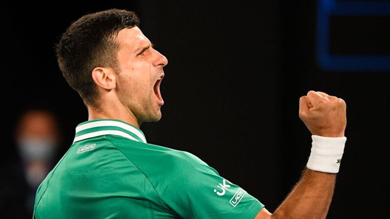 Kämpfte sich in die nächste Runde: Novak Djokovic.