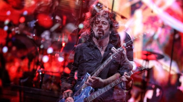 Dave Grohl von der Rockband Foo Fighters.