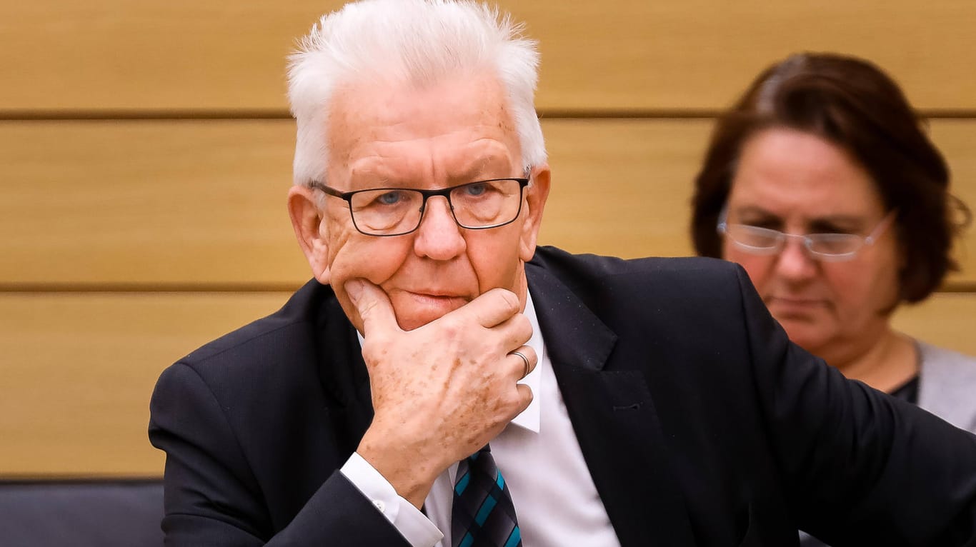 Winfried Kretschmann: Der amtierende Ministerpräsident von Baden-Württemberg wird im Wahlkampf kürzer treten.