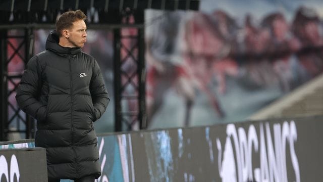 Wurde vom Upamecano-Wechsel überrascht: Leipzigs Trainer Julian Nagelsmann. Wurde vom Upamecano-Wechsel überrascht: Leipzigs Trainer Julian Nagelsmann.