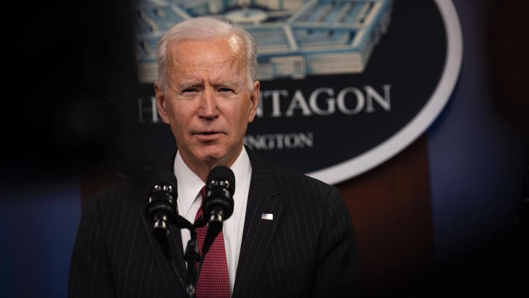Joe Biden: Der US-Präsident spricht sich gegen Nordkoreas Atomprogramm aus.