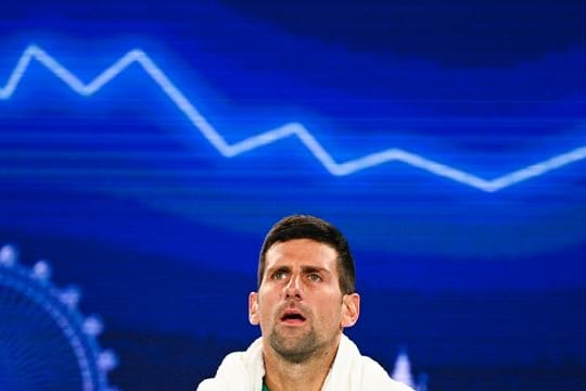 Setzt wegen seiner Bauchmuskelverletzung mit dem Training aus: Novak Djokovic.