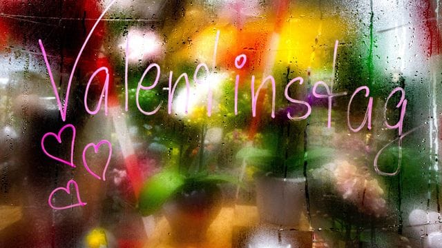 Nicht so ganz einfach - der Valentinstag in Corona-Zeiten.