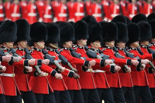 Die Grenadier Guards sind Teil des britischen Militärs, das in den kommenden Jahren deutlich schrumpfen soll.