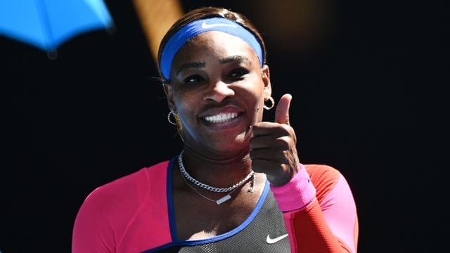 Freude bei Serena Williams.