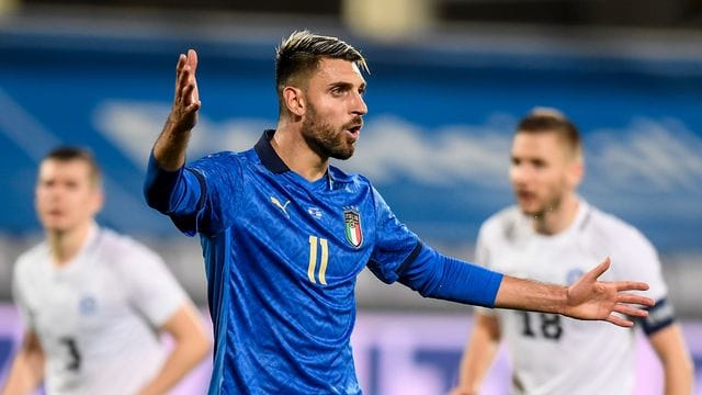 Vincenzo Grifo im Trikot der italienischen Nationalmannschaft.