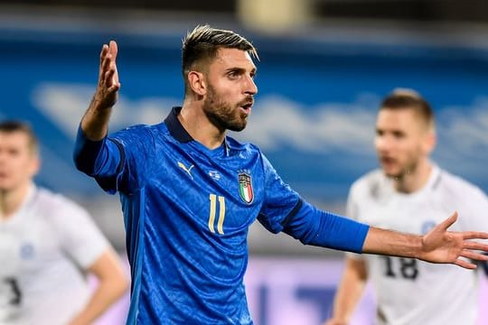 Vincenzo Grifo im Trikot der italienischen Nationalmannschaft.