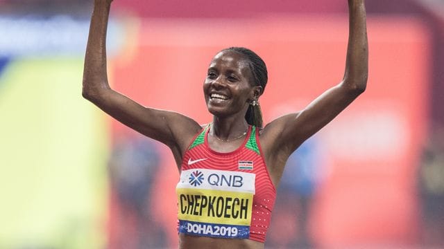 Gewann in Monaco den Straßenlauf über fünf Kilometer: Beatrice Chepkoech aus Kenia.