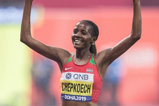 Gewann in Monaco den Straßenlauf über fünf Kilometer: Beatrice Chepkoech aus Kenia.