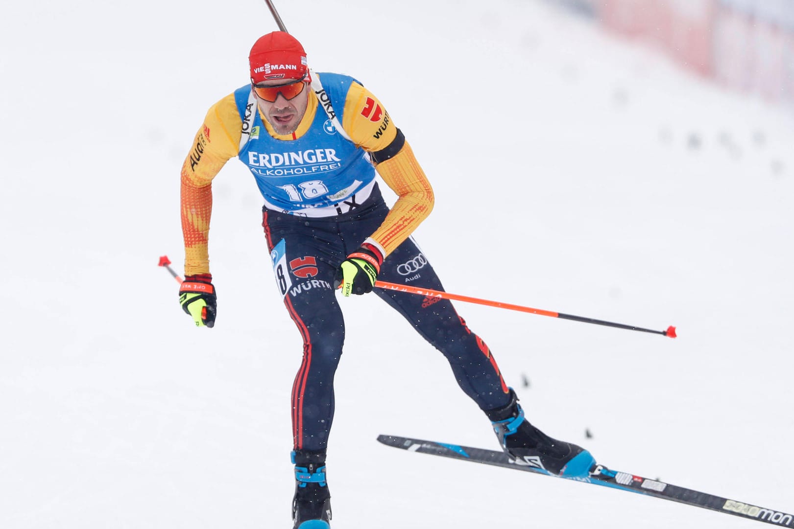 Arnd Peiffer: Für den 33-Jährigen und die deutschen Herren läuft es bei der Biathlon-WM noch nicht rund.