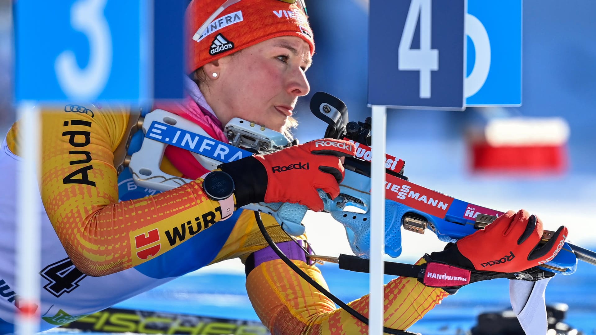 Denise Herrmann: Die DSV-Athletin wurde in der Verfolgung in Pokljuka Achte.