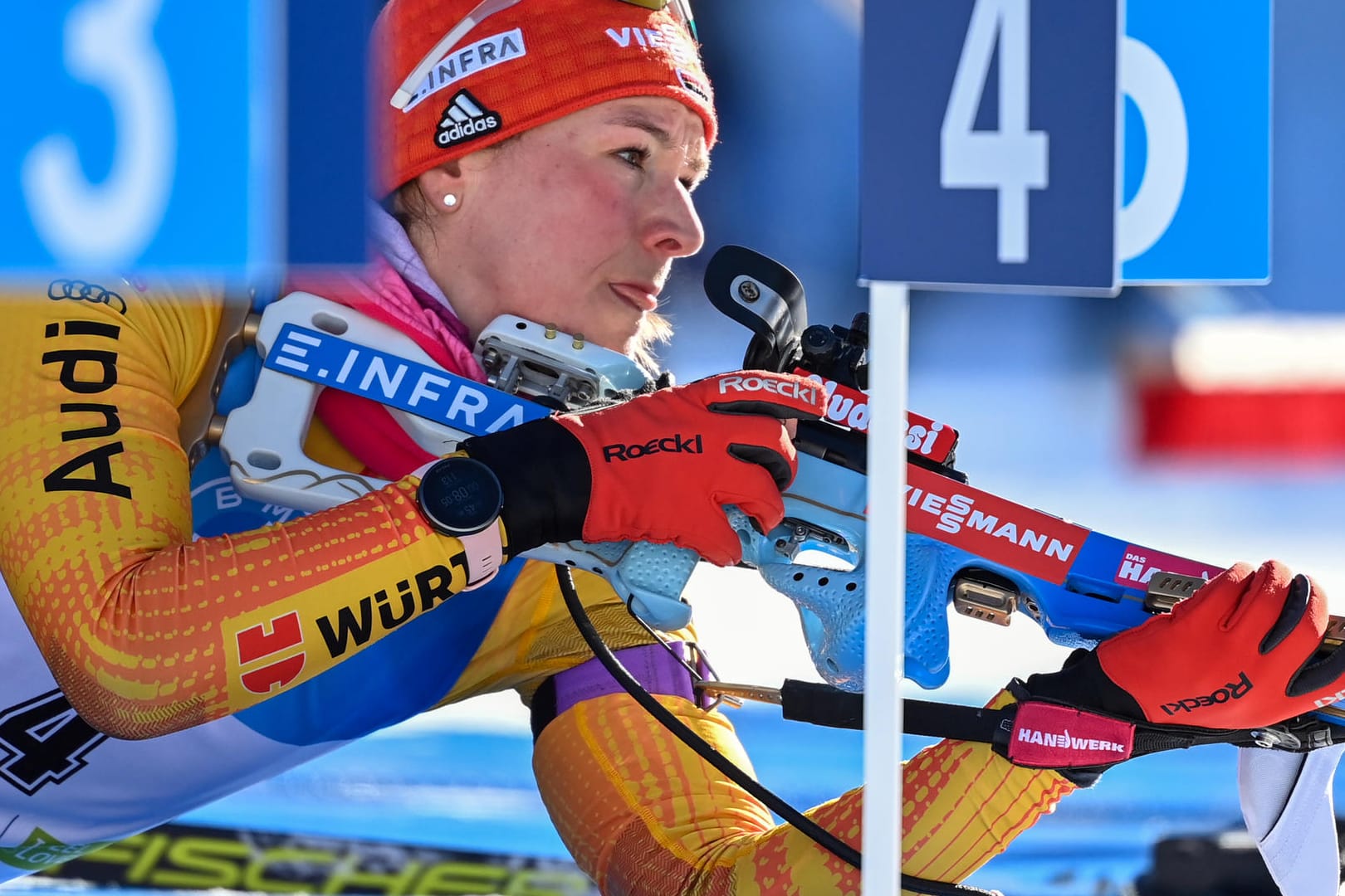 Denise Herrmann: Die DSV-Athletin wurde in der Verfolgung in Pokljuka Achte.