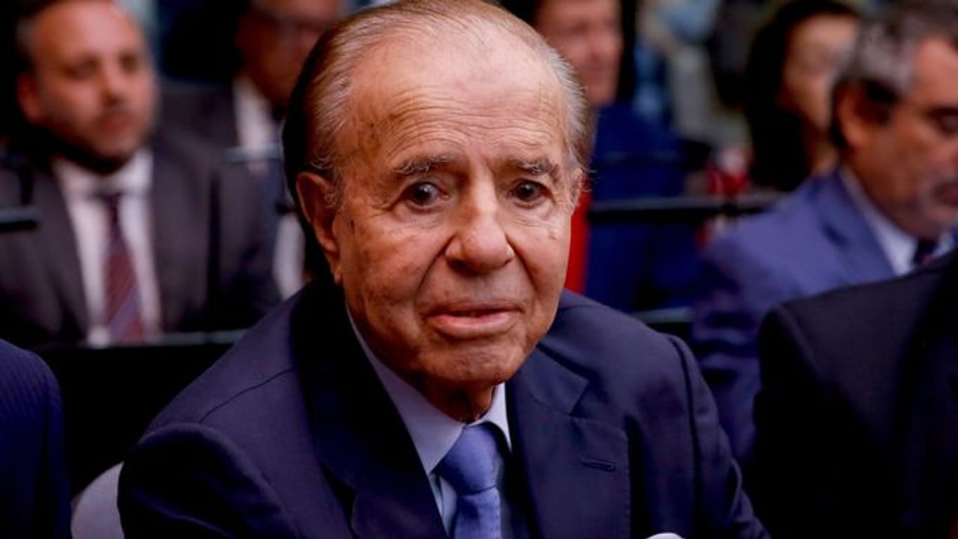 Carlos Menem, ehemaliger Präsident von Argentinien.