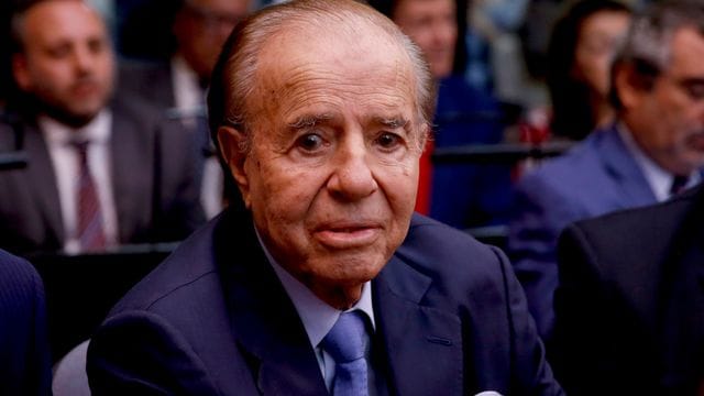 Carlos Menem, ehemaliger Präsident von Argentinien.