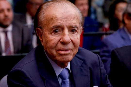 Carlos Menem, ehemaliger Präsident von Argentinien.