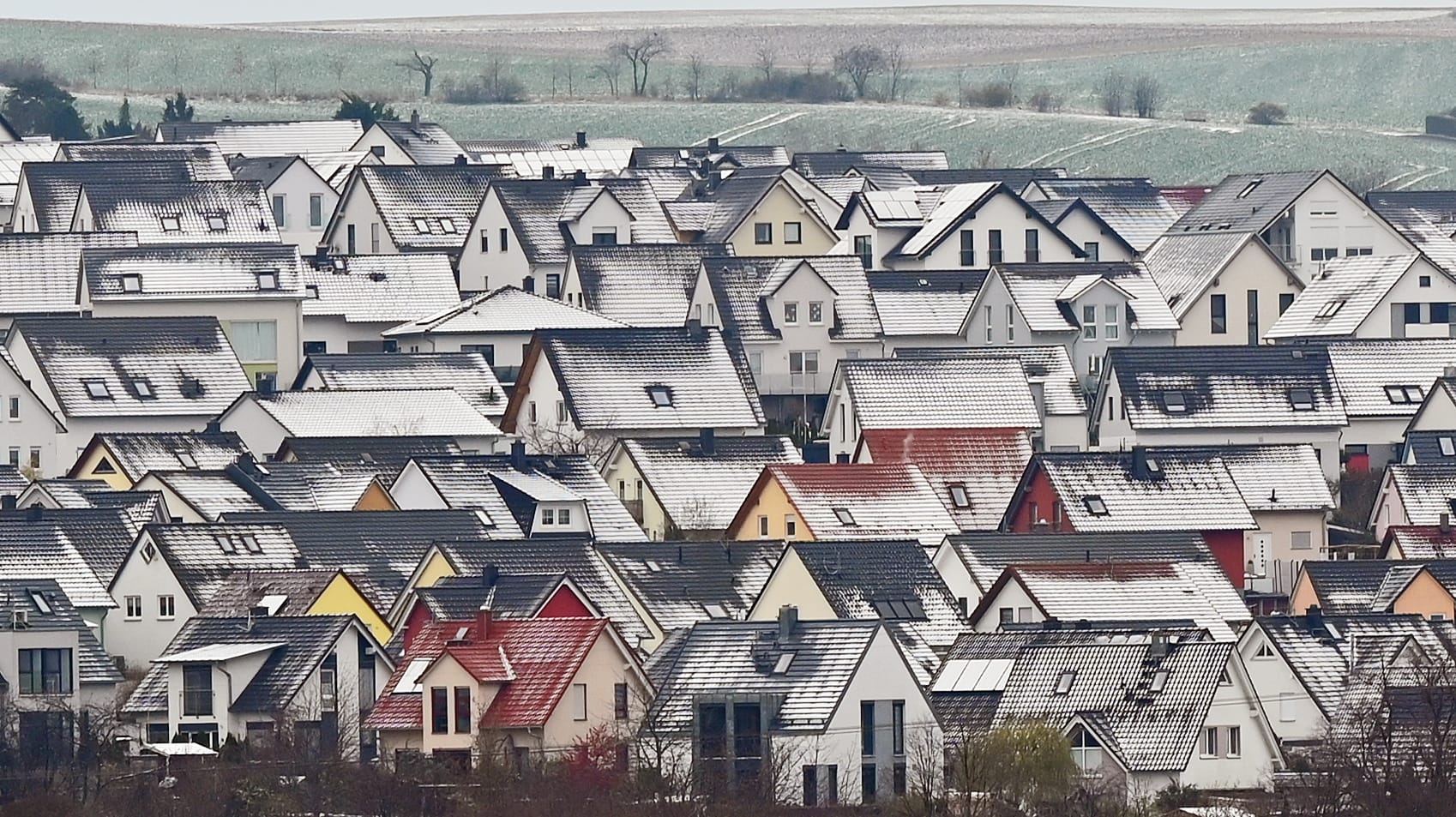 Verschneite Eigenheime in Erfurt: "Die eigenen vier Wände sind für viele Menschen wichtig".