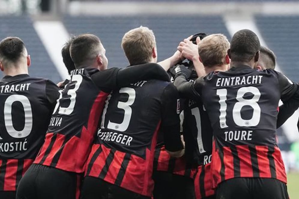 Mannschaft der Stunde: Eintracht Frankfurt will auch gegen die Bayern Grund zum Jubel haben.