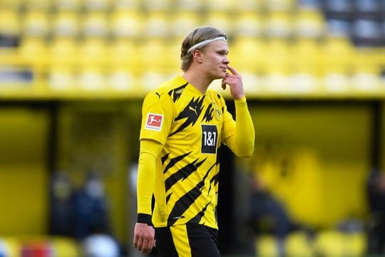Versucht sich und die Mannschaft zu motivieren: Dortmunds Erling Haaland.