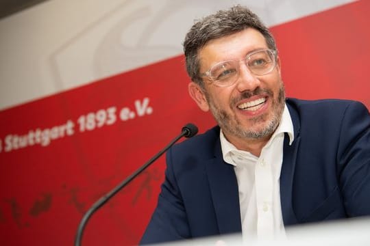 Claus Vogt, Präsident des VfB Stuttgart und einziger Kandidat für die kommende Präsidentschaftswahl.