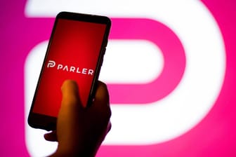 Das Logo von Parler: Die Plattform gilt bei Trump-Anhänger als beliebt.