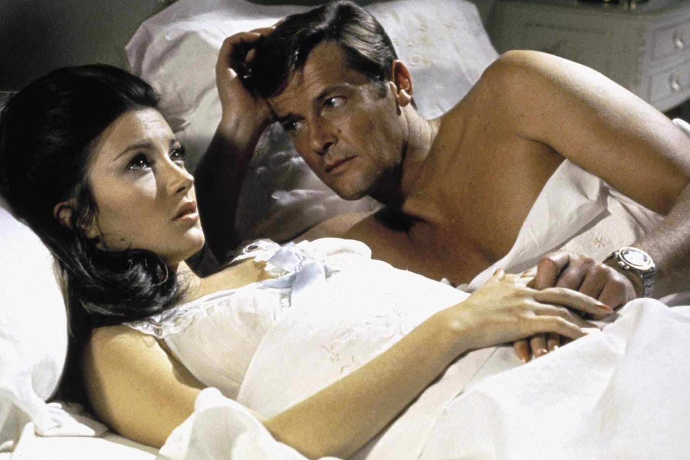 Roger Moore und Jane Seymour: 1973 standen sie gemeinsam für "Leben und sterben lassen" vor der Kamera.