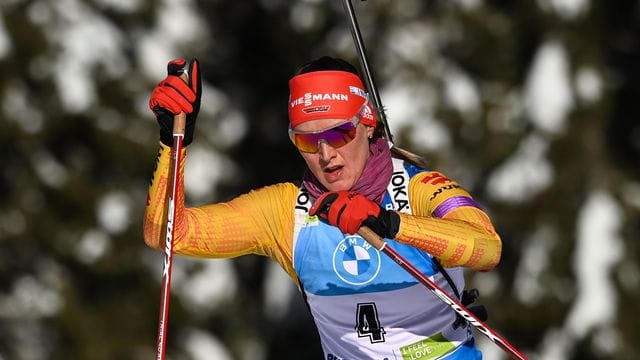 Möchte die bis dato magere WM-Bilanz des DSV-Teams auf der Pokljuka aufpolieren: Denise Herrmann. Möchte die bis dato magere WM-Bilanz des DSV-Teams auf der Pokljuka aufpolieren: Denise Herrmann.