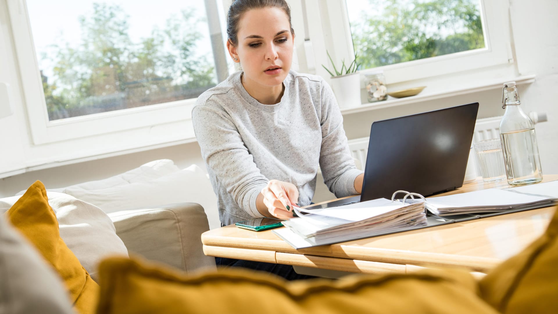 Homeoffice: Seit November hat die Zahl der Beschäftigten, die von zu Hause aus arbeiten, zugenommen.