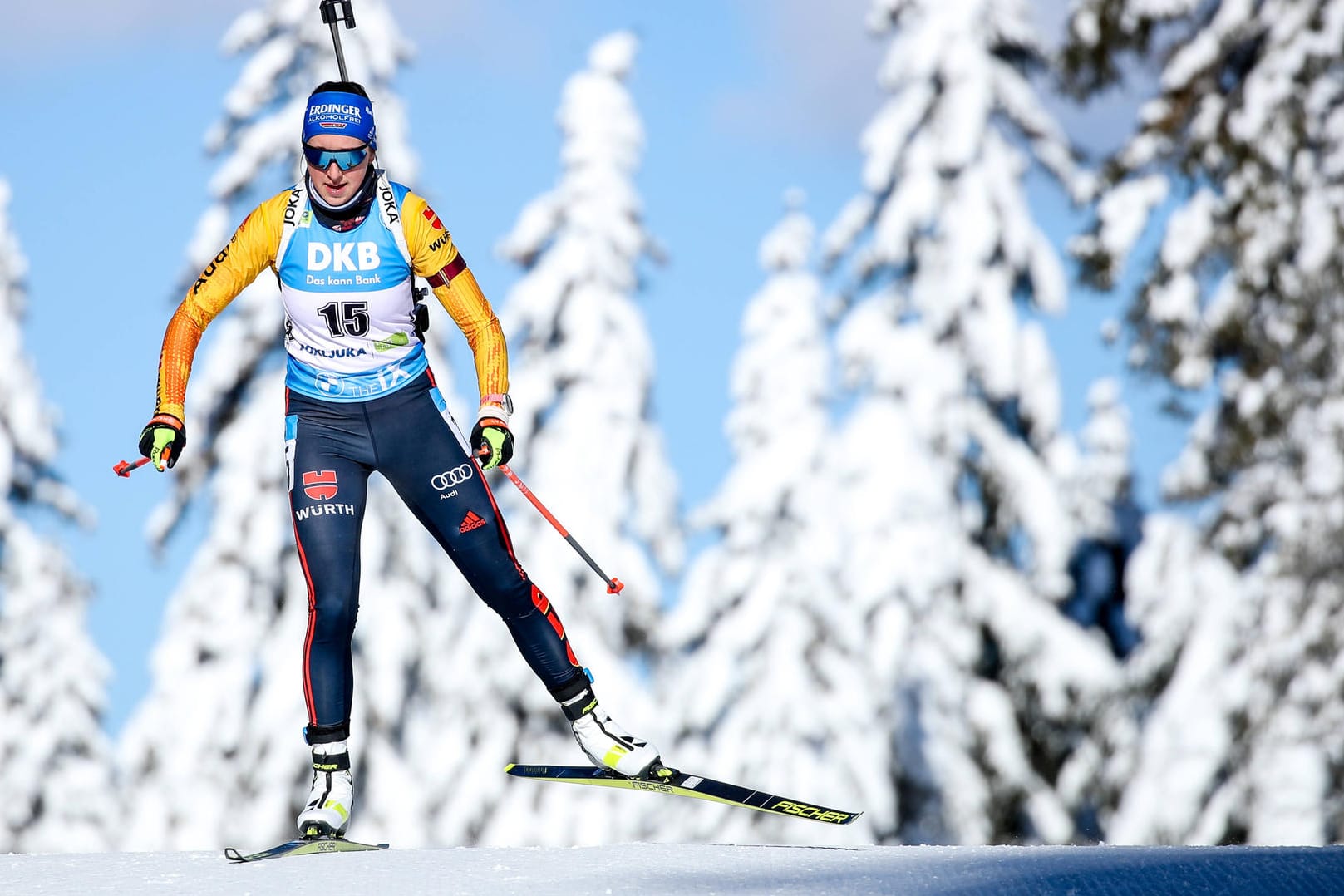 Pokljuka: Bisher konnte Franziska Preuß in Slowenien keine Medaille gewinnen, in der Verfolgung wurde sie Fünfte.