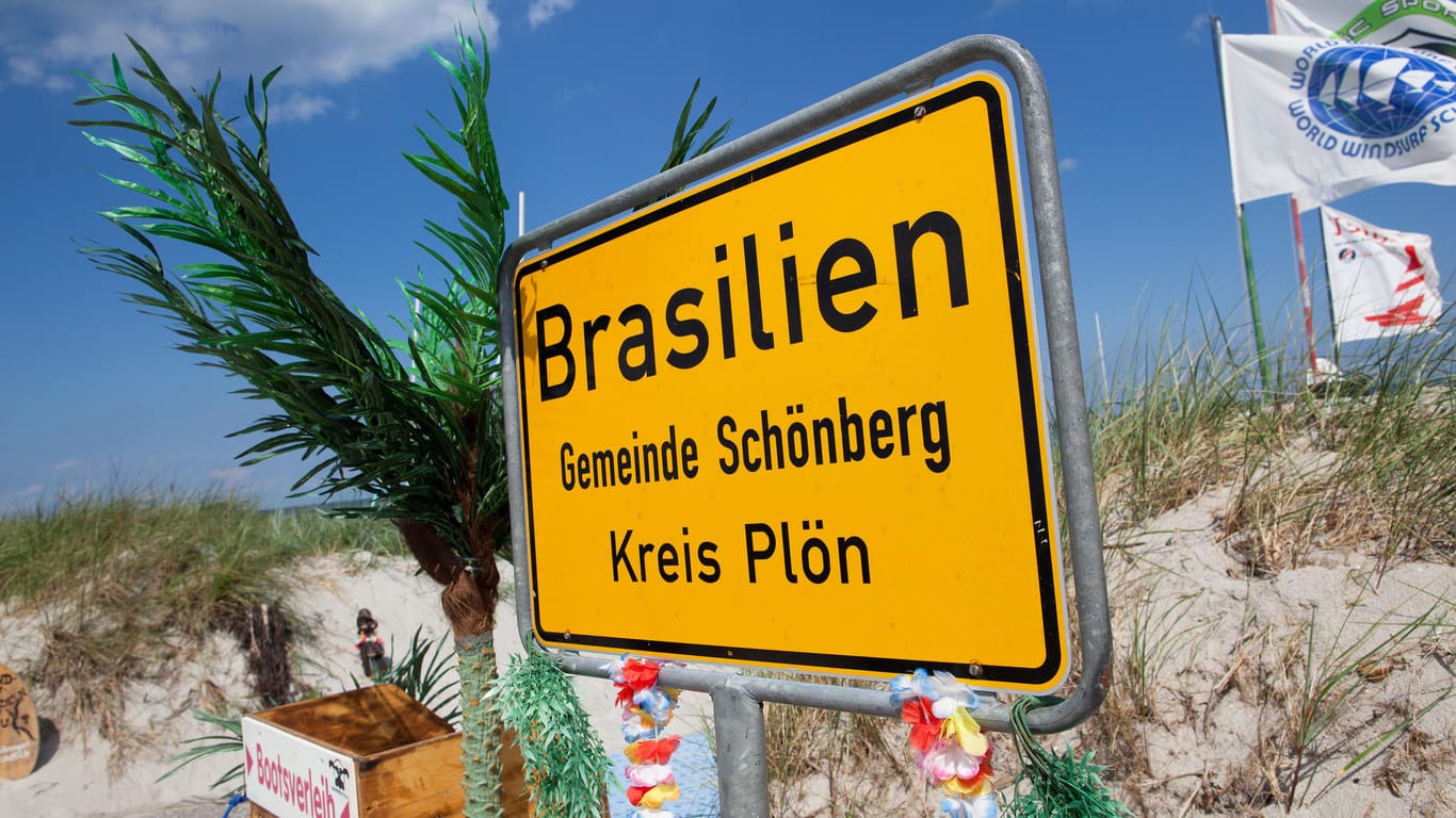 Kuriose Ortsnamen: Der Strandabschnitt Brasilien gehört zur Gemeinde Schönberg und liegt an der Ostsee.