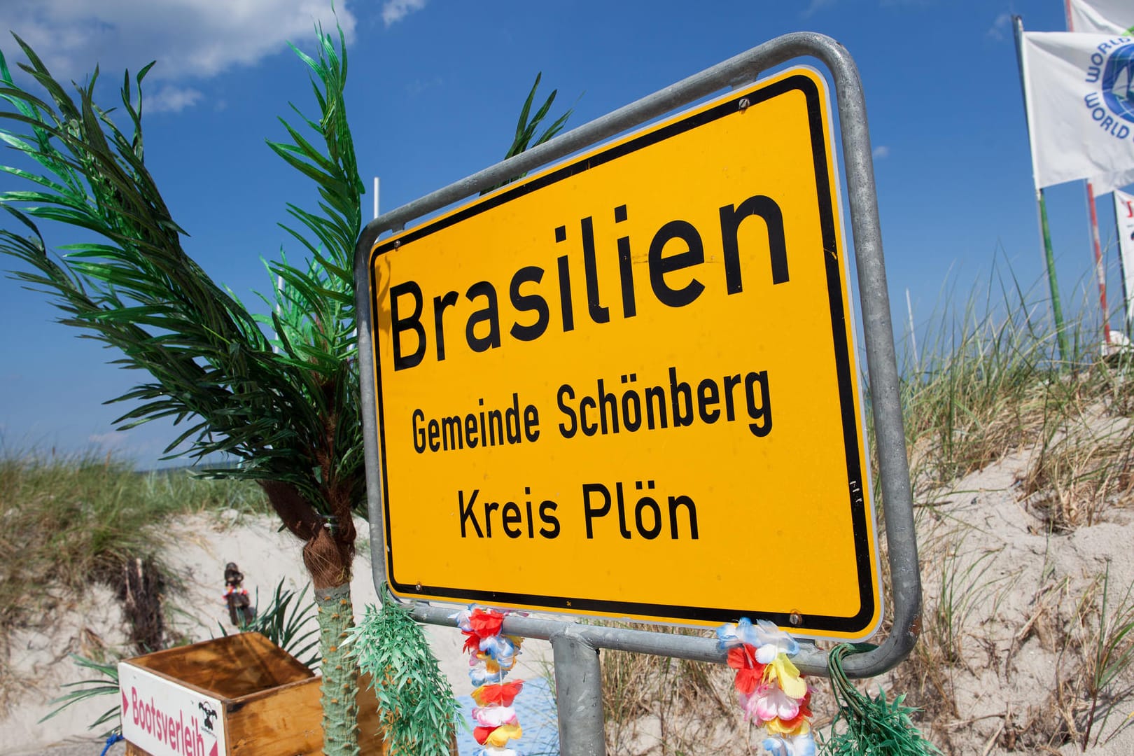 Kuriose Ortsnamen: Der Strandabschnitt Brasilien gehört zur Gemeinde Schönberg und liegt an der Ostsee.