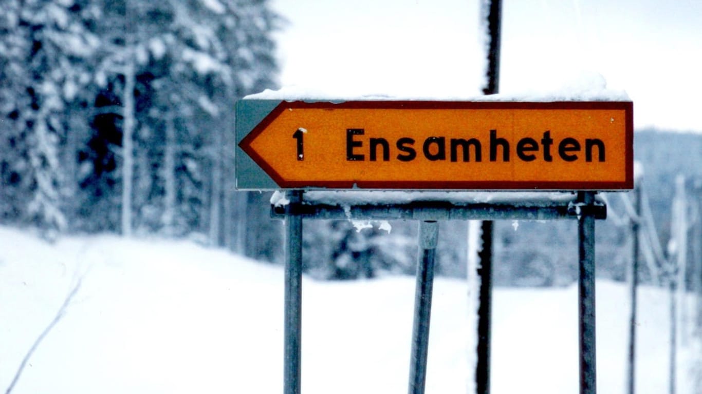 Ensamheten in Schweden: "Ensamhet" ist das schwedische Wort für Einsamkeit.