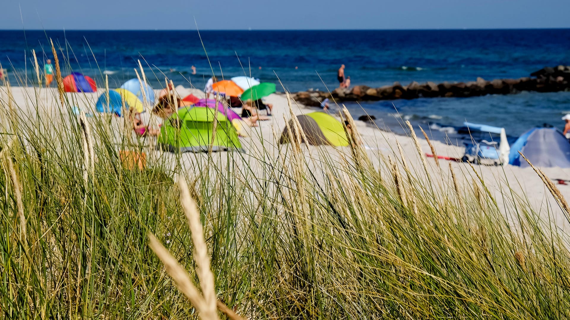 Ostseestrand von Brasilien: Kalifornien und Brasilien sind benachbarte Ortsteile von Schönberg im Kreis Plön.