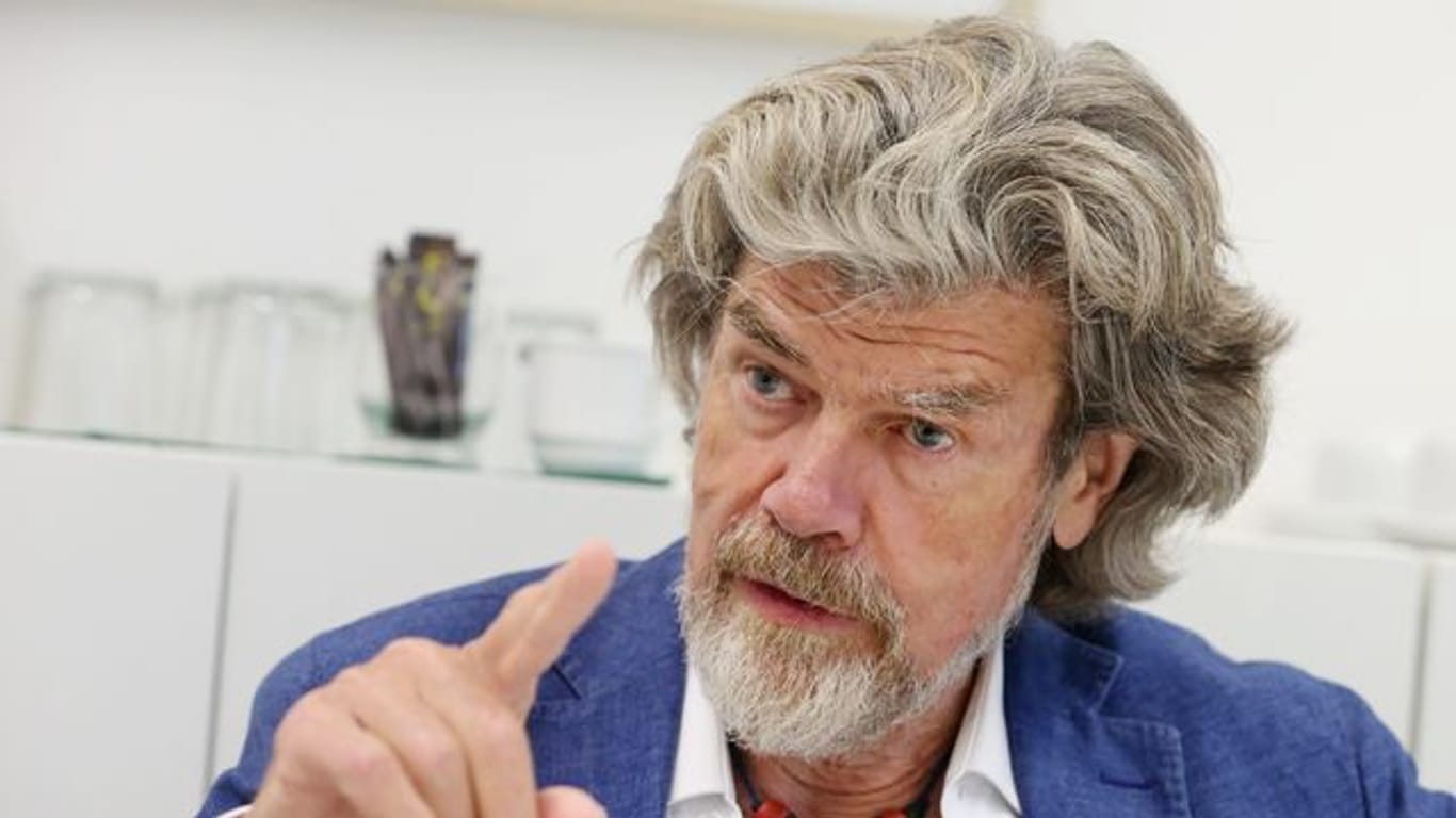 Der Südtiroler Bergsteiger Reinhold Messner setzt auf Entscheunigung im Tourismus.